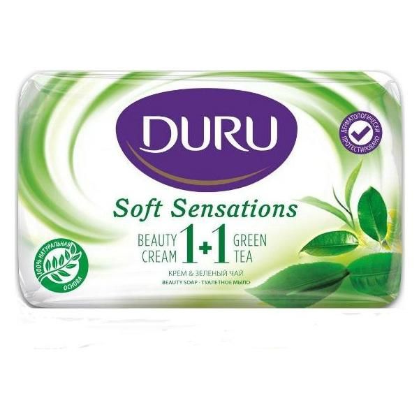 Duru Soft Sens Мыло Зеленый чай 80г