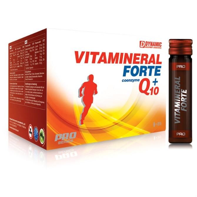 Dynamic Vitamineral Forte+Q 10 Витаминерал Форте+Q 10 концентрат для приема внутрь 11 мл флаконы 25 шт.