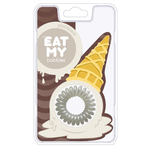 Eat My Bobbles Резинки для волос Plombiere - Пломбир 3шт