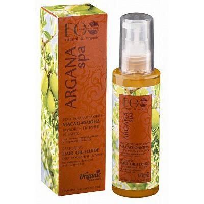 EcoLab масло-флюид восстанавливающее Для сильно поврежденных и окрашенных волос масло арганы 100 мл