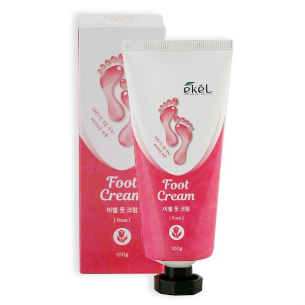 Ekel Крем для ног с экстрактом розы успокаивающий Foot Cream Rose 100 г