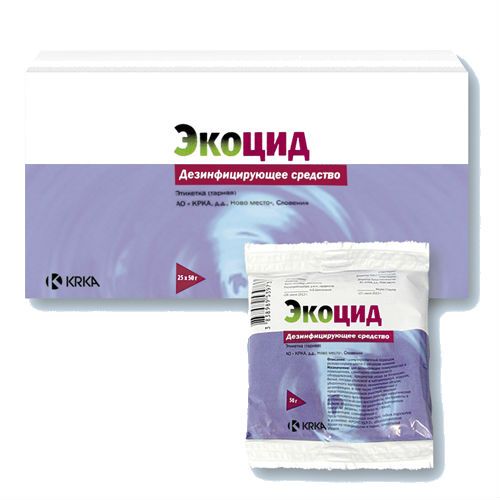 Экоцид порошок, 50 г, 25 шт. Экоцид порошок, 50 г, 25 шт.