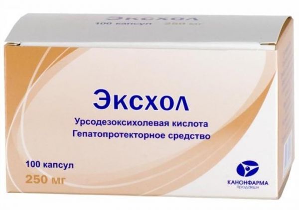 Эксхол капсулы 250 мг, 100 шт.