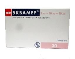 Эквамер капсулы 5 мг+10 мг+20 мг 30 шт. упак.