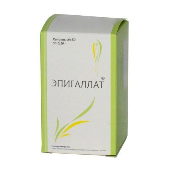 Эпигаллат капсулы, 60 шт. Эпигаллат капсулы, 60 шт.