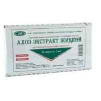 Алоэ амп. экстракт жидк. р-р п/к введ.1мл №10 Алоэ амп. экстракт жидк. р-р п/к введ.1мл №10