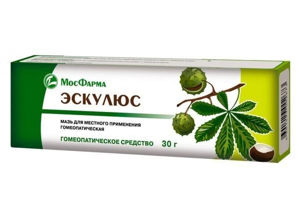 Эскулюс мазь гомеопатическая , 30 г Эскулюс мазь гомеопатическая , 30 г