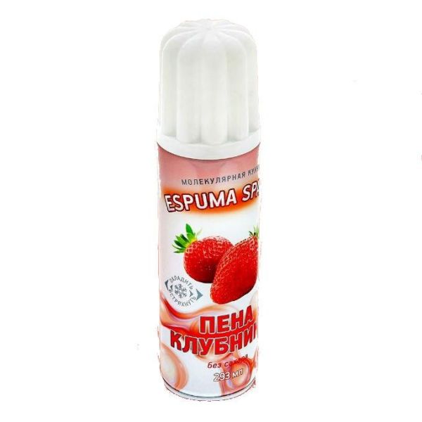 Espuma Space Пена Клубники десерт из натуральных ягод без сахара 293 мл Espuma Space Пена Клубники десерт из натуральных ягод без сахара 293 мл