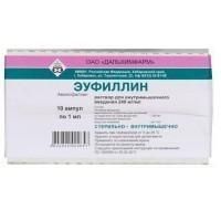 Эуфиллин ампулы 24% , 1 мл , 10 шт.