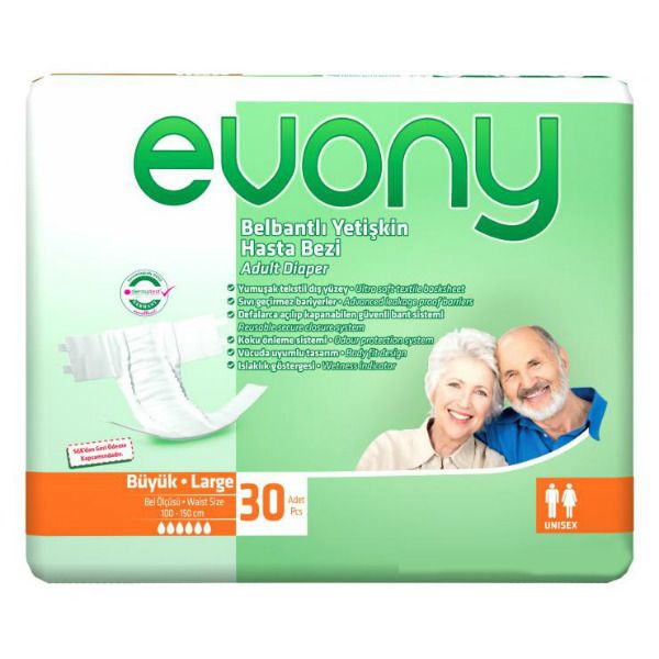 Evony Подгузники для взрослых L 30шт Evony Подгузники для взрослых L 30шт