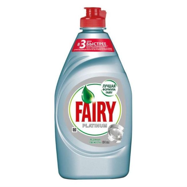 Fairy Platinum средство для мытья посуды Ледяная свежесть 430 мл