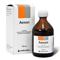 Аекол флаконы, 100 мл Аекол флаконы, 100 мл