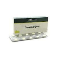 Глимепирид таблетки 3 мг, 30 шт.