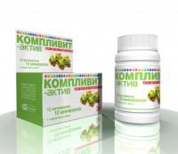 Компливит-актив таблетки, 60 шт. Компливит-актив таблетки, 60 шт.