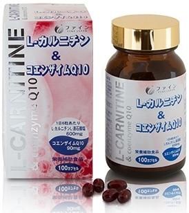 Файн (Fine) L-карнитин с коэнзимом Q10 капсулы 100 шт. Файн (Fine) L-карнитин с коэнзимом Q10 капсулы 100 шт.