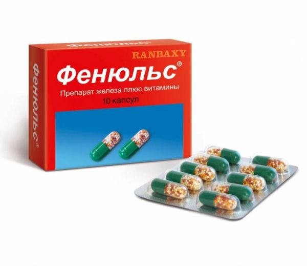 Фенюльс капсулы, 10 шт. Фенюльс капсулы, 10 шт.