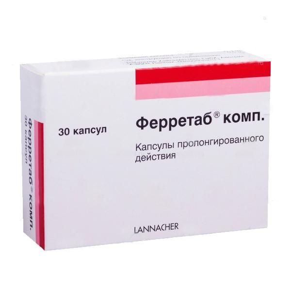 Ферретаб комп. капсулы, 30 шт. Ферретаб комп. капсулы, 30 шт.
