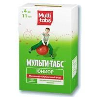 Мульти-табс юниор таблетки жевательные, 30 шт., малина Мульти-табс юниор таблетки жевательные, 30 шт., малина