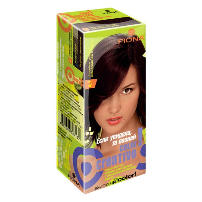 Fiona Creative Color Краска для волос тон 4.1 Шоколадная страсть