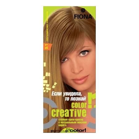 Fiona Creative color тон 9.1 Полуденная саванна краска для волос