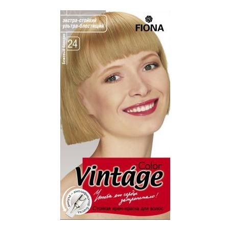 Fiona Vintage Color тон 24 Бежевый блондин краска для волос