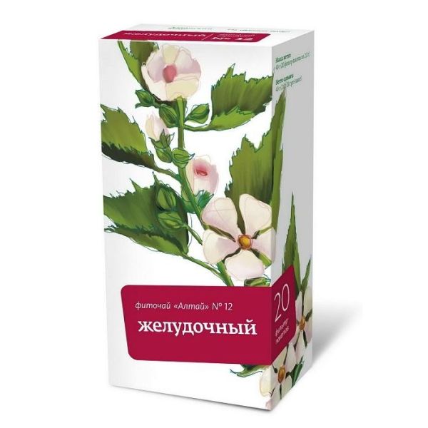Фиточай алтай №12 желудочный фильтрпакетики, 20 шт. Фиточай алтай №12 желудочный фильтрпакетики, 20 шт.