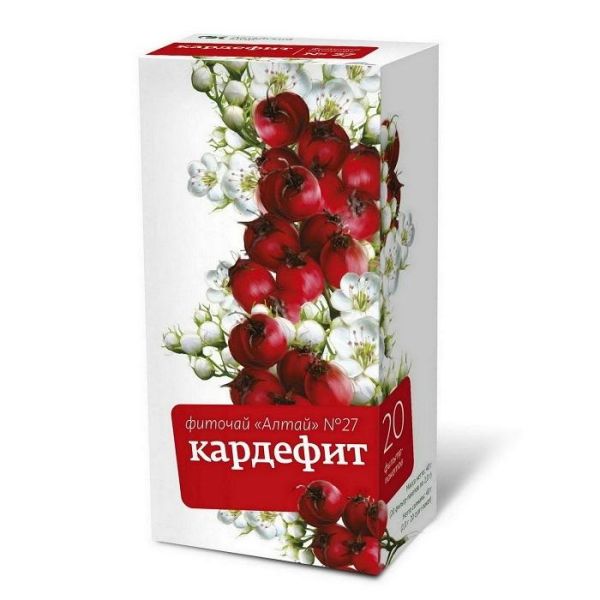 Фиточай алтай №27 кардефит фильтрпакетики, 20 шт. Фиточай алтай №27 кардефит фильтрпакетики, 20 шт.