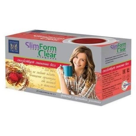 Фиточай Слим Форм Очищение 2 г земляника фильтрпакетики 20 шт. Фиточай Слим Форм Очищение 2 г земляника фильтрпакетики 20 шт.