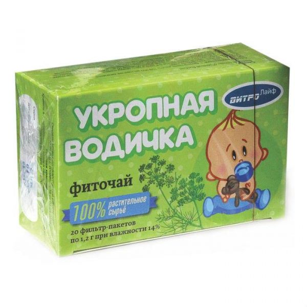 Фиточай Укропная водичка фильтр-пакетики 1,2г, 20 шт. 20 шт. Фиточай Укропная водичка фильтр-пакетики 1,2г, 20 шт. 20 шт.