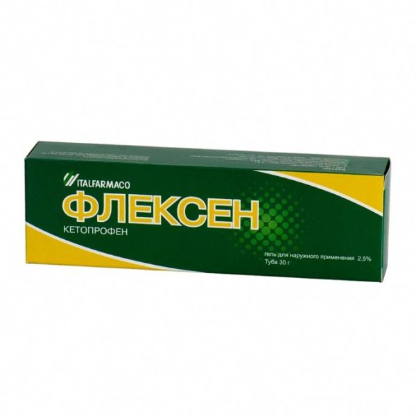 Флексен гель 2,5% туба 30г Флексен гель 2,5% туба 30г