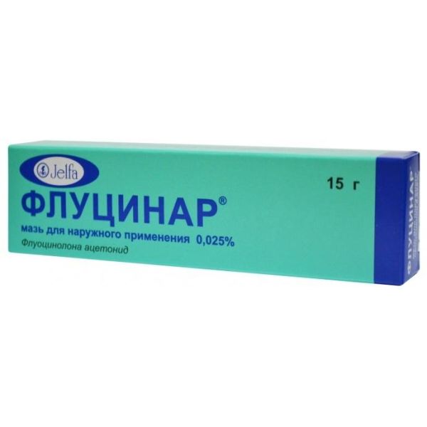 Флуцинар мазь 0.025%, 15 г Флуцинар мазь 0.025%, 15 г