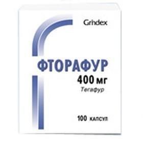 Фторафур капсулы 400 мг, 100 шт. Фторафур капсулы 400 мг, 100 шт.