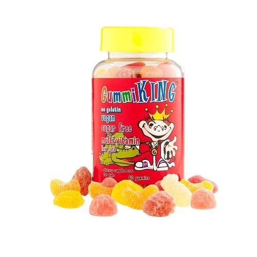 Гамми Кинг (Gummi King) Мультивитамины без сахара драже жевательные детские от 2-х лет 60 шт. 60 шт. 60 шт.