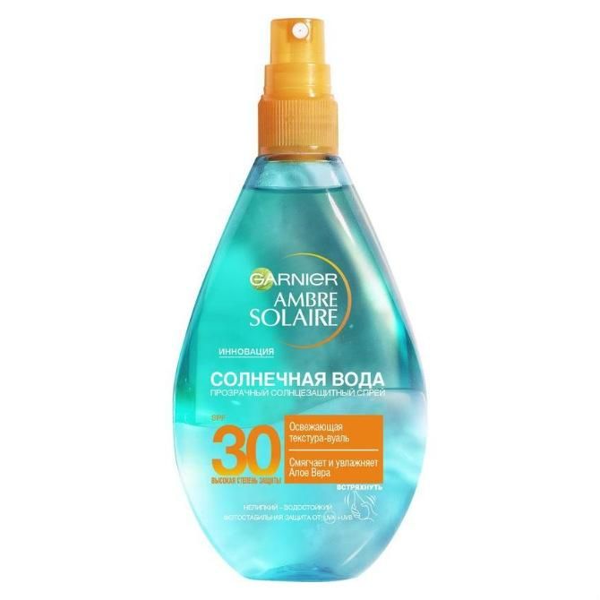 Garnier Ambre Solaire Солнечная вода SPF30 150мл