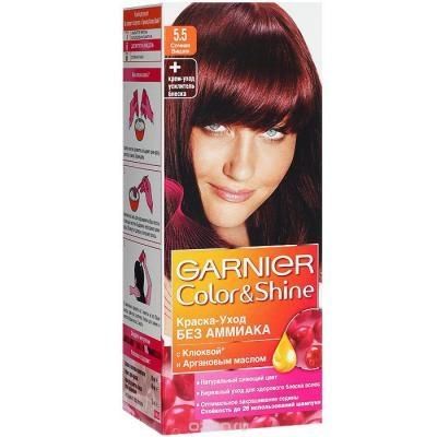 Garnier Color&amp;Shine Краска для волос 5.5 Сочная вишня 110мл