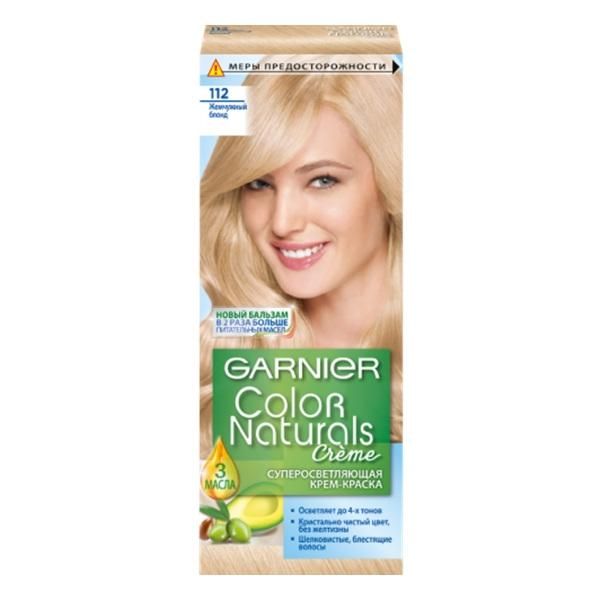 Garnier Color Naturals Краска для волос 112 Жемчужный блондин NEW 110мл