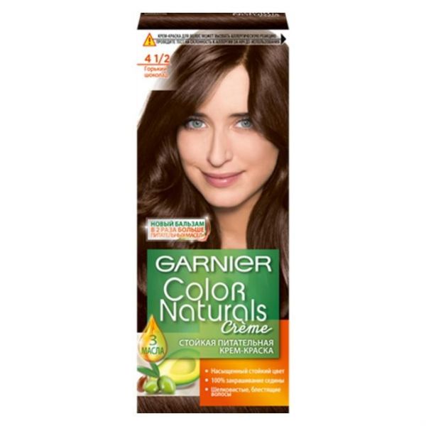 Garnier Color Naturals Краска для волос 4.12 Горьк. шок 110мл
