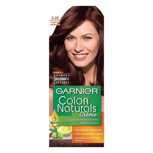 Garnier Color Naturals Краска для волос 5.25 Горячий шоколад 110мл