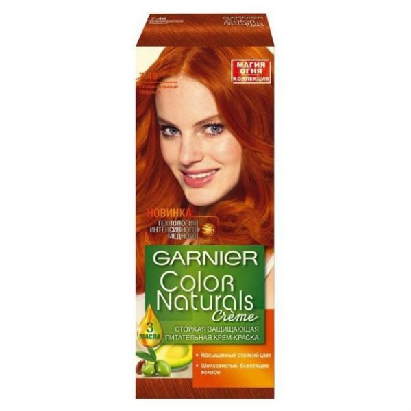 Garnier Color Naturals Краска для волос 7.40 Пленительный медный 110мл