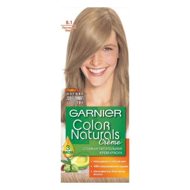 Garnier Color Naturals Краска для волос 8.1 Песчаный берег 110мл