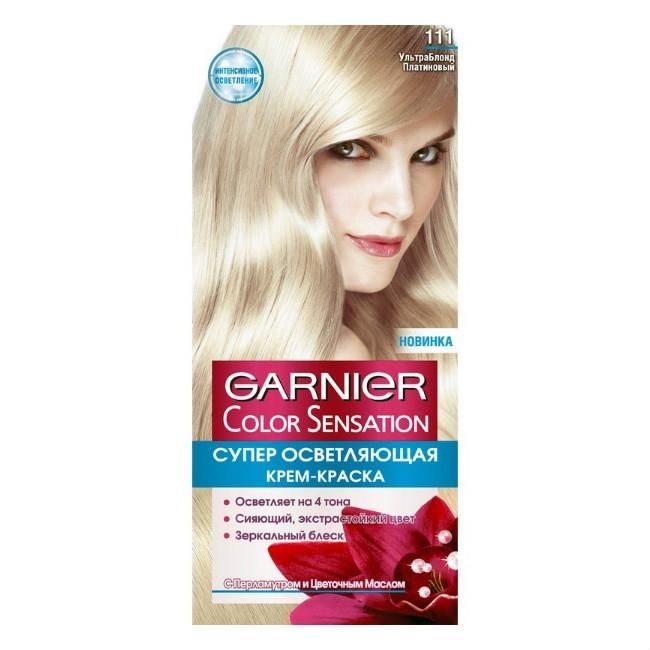 Garnier Color Sensation Краска для волос 111 Платиновый блонд 110мл