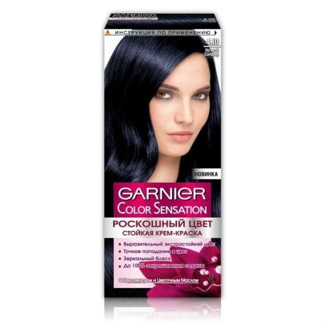 Garnier Color Sensation Краска для волос 4.10 Ночной сапфир 110мл