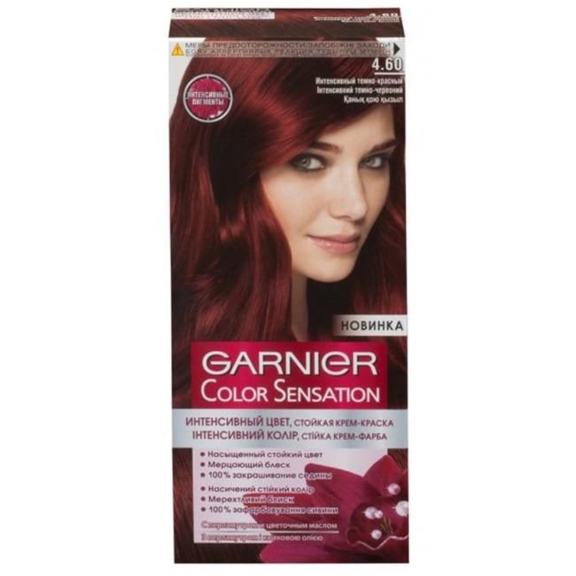Garnier Color Sensation Краска для волос 4.46/4.60 Богатый красный 110мл