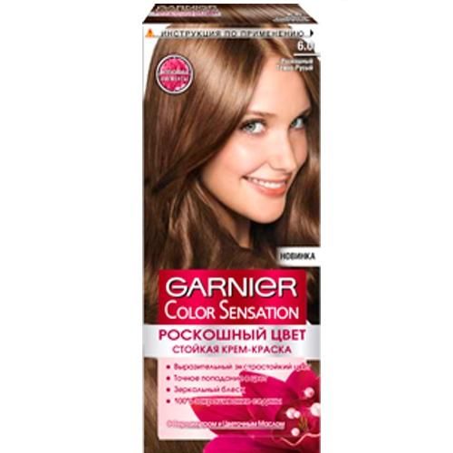 Garnier Color Sensation Краска для волос 6.0 Роскошный темно-русый 110мл