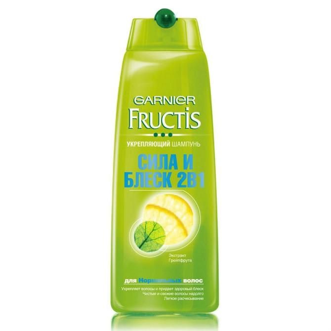 Garnier Fructis Шампунь для волос Сила и блеск 400мл