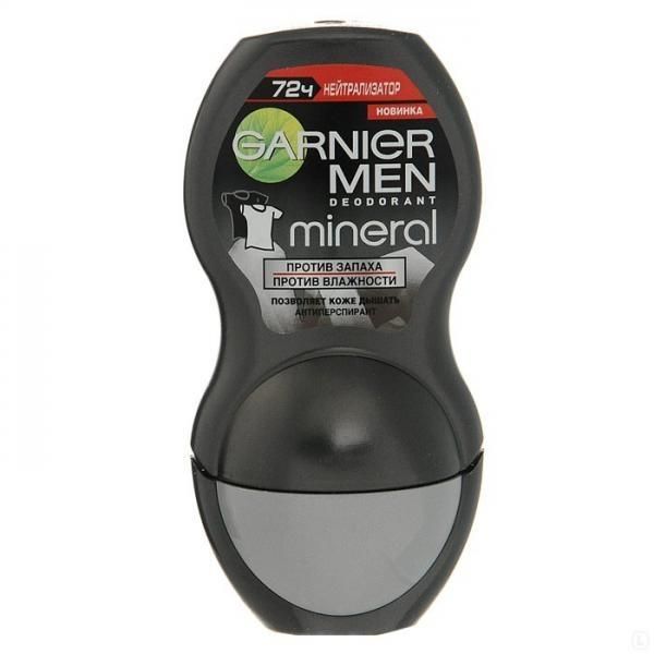 Garnier men mineral Дезодорант для тела ролик Нейтрализатор для мужчин 50мл