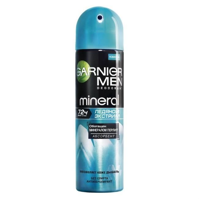 Garnier men mineral Дезодорант для тела спрей Ледяной Экстрим 150мл