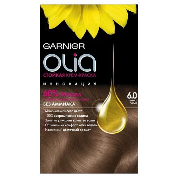 Garnier Olia Краска для волос 6.0 Темно-русый 160мл 6.0 Темно-русый 160мл