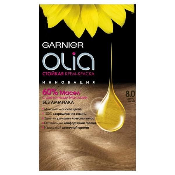 Garnier Olia Краска для волос 8.0 Светло-русый 160мл 8.0 Светло-русый 160мл