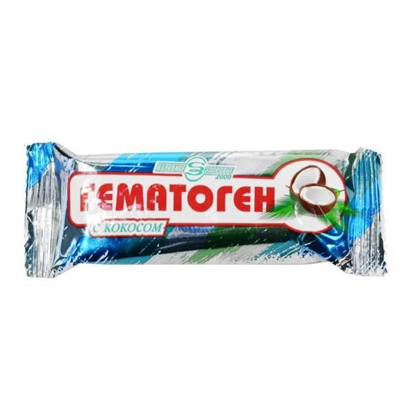 Гематоген народный кокосовый, 40 г. Гематоген народный кокосовый, 40 г.